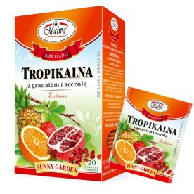 EXCLUSIVE Sunny Garden Tropikalna z granatem i acerolą - 20 torebek w kopertach papierowych po 2 g