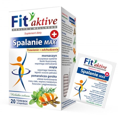 SPALANIE MAX - 20 torebek w kopertach papierowych po 2 g