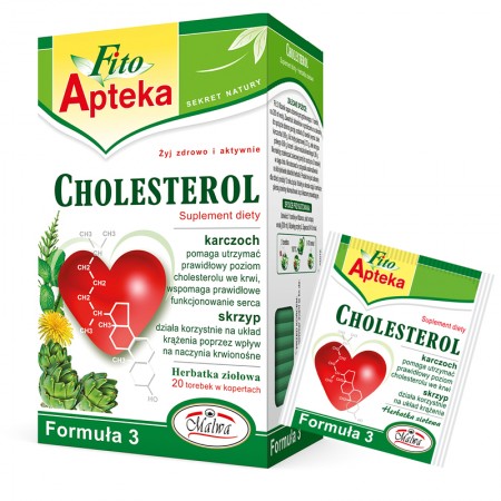 CHOLESTEROL  Formuła 3 - 20 torebek w kopertach aluminiowych po 2 g