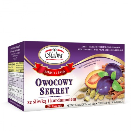 OWOCOWY SEKRET ze śliwką i kardamonem