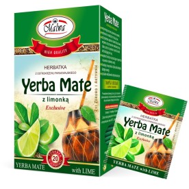 EXCLUSIVE  Yerba Mate z limonką - 20 torebek w kopertach papierowych po 2 g