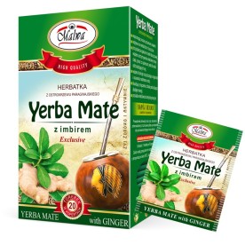 EXCLUSIVE  Yerba Mate  z Imbirem - 20 torebek w kopertach papierowych po 2 g