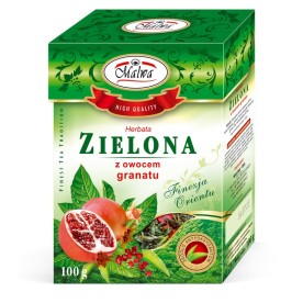 Zielona z Owocem Granatu 100 g