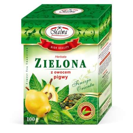 Zielona z Owocem Pigwy 100g