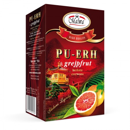 PU-ERH & grejpfrut - 20 torebek po 1,5 g