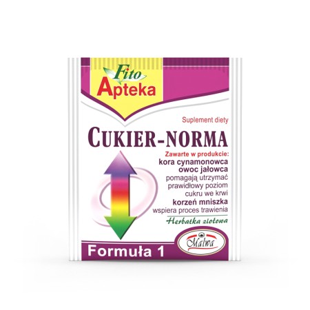 CUKIER-NORMA - 1 torebka w kopertce aluminiowej 2 g