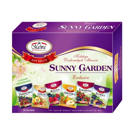 SUNNY GARDEN  - 6 smaków x 6 sztuk po 2 g