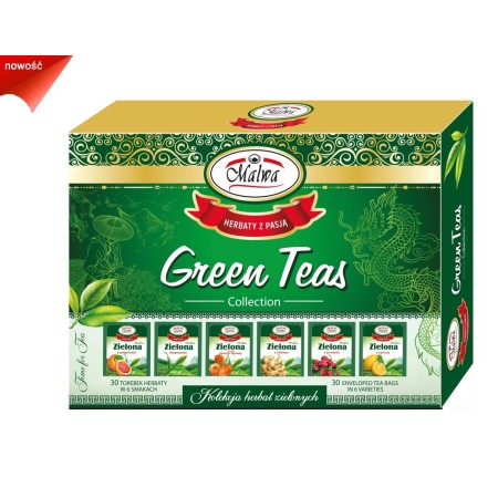 Celebration Green teas - 6 smaków x 5 sztuk po 2 g