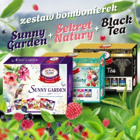 Zestaw Sunny Garden + Sekret Natury + Black Tea